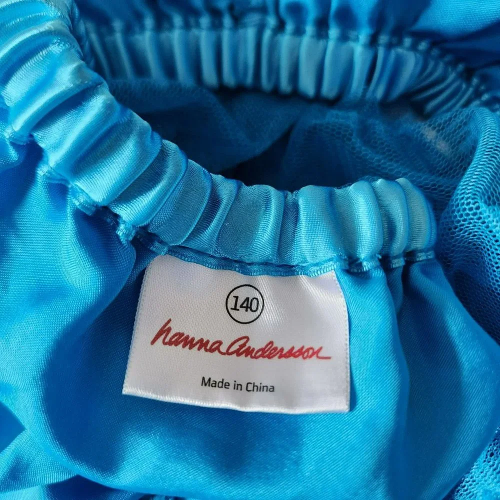 Hannah Anderson Blue Ruffled Skirt Size 10